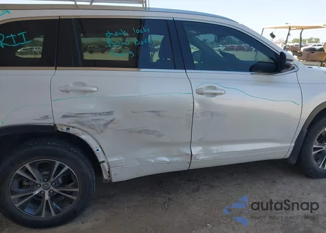 2016 Toyota Highlander Xle V6 из США, поврежденный, VIN 5TDKKRFH0GS169026